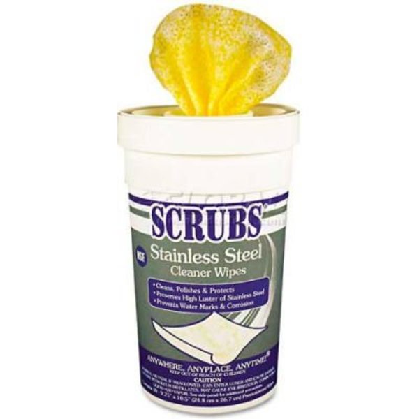 Dymon SCRUBS® Stainless Steel Cleaner Towels, 30/Canister - ITW91930 91930